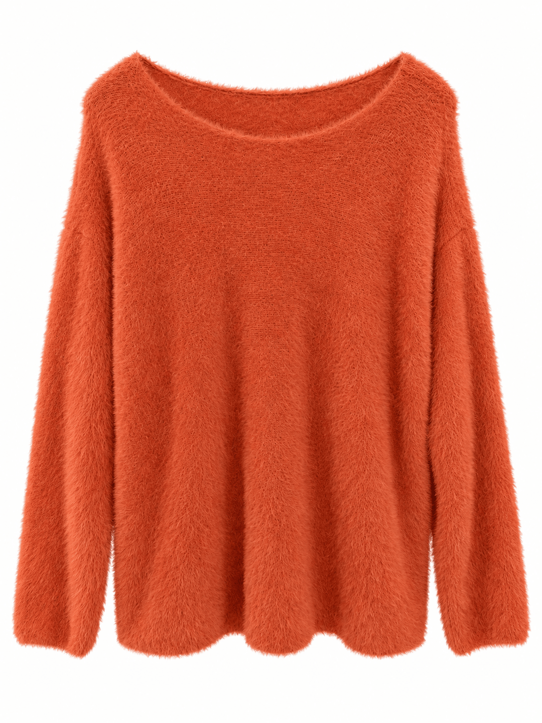 Feinstrickpullover in Orange für Damen mit kuschlig, weicher Haptik in Einheitsgröße 36-42 - Levelone GmbH & Co. KG