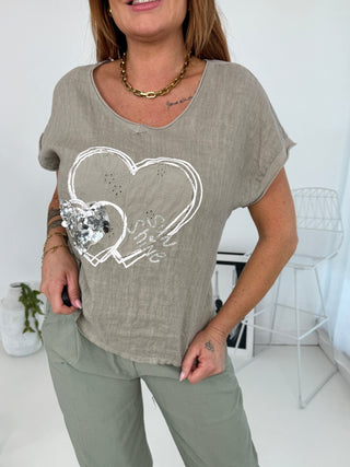 Leinen T-Shirt 2606005 - Levelone GmbH & Co. KG
