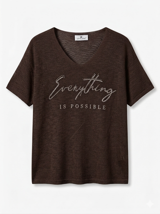 Feinstrick T-Shirt 2605032