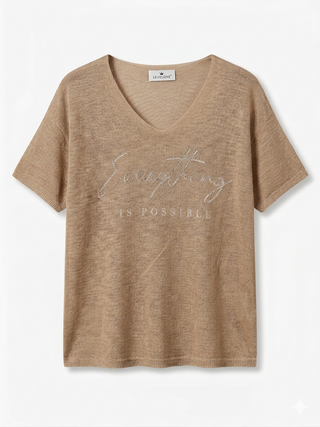 Feinstrick T-Shirt 2605035