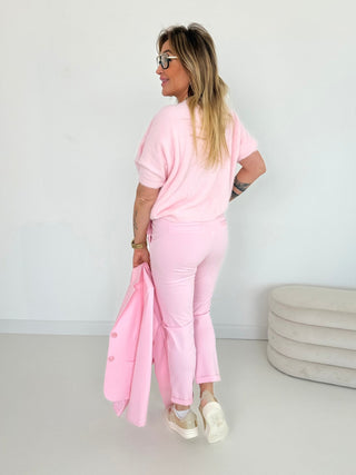 Stretchhose-rosa-damen-levelone