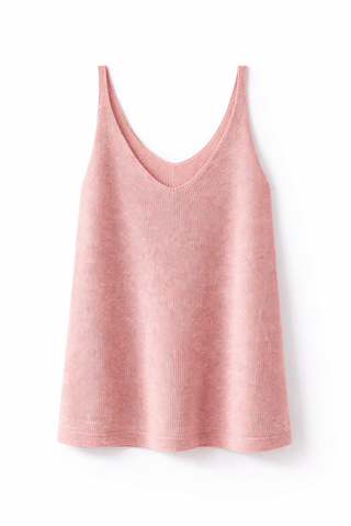 Feinstricktop in Rosa