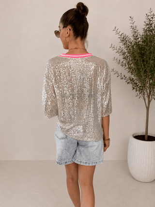 Pailletten T-Shirt 2605102 - Levelone GmbH & Co. KG