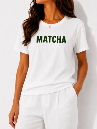 T-Shirt in Weiss mit coolem Print