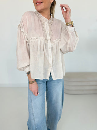 Blouse met ruches 2601172