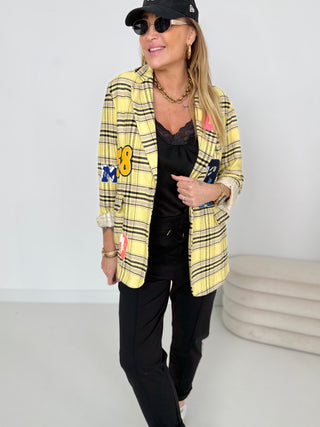 Geruite blazer 2602070