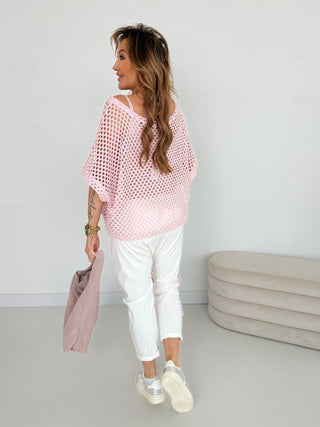 Stretchhose-weollweiss-rosa-levelone-damen