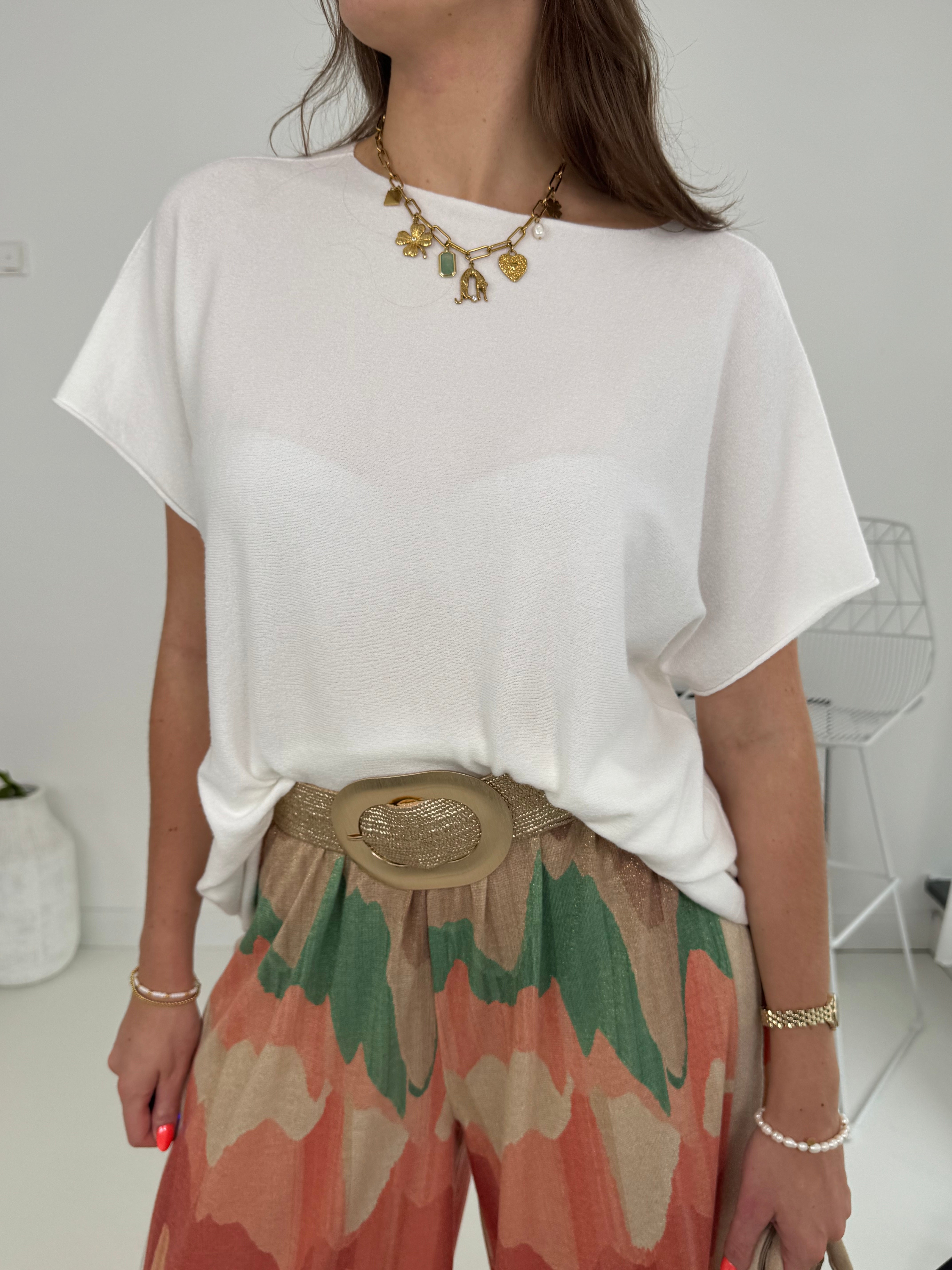 Feinstrick T-Shirt 2606124