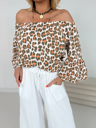 Carmen Musselin Bluse 2506022