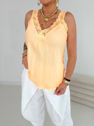Spitzentop Orange 2506107