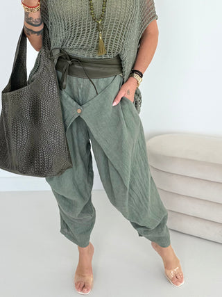 Baggyhose Leinen 2506140
