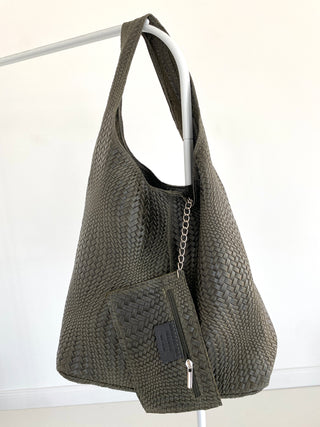 Wildleder Shopper Tasche 2506147-48