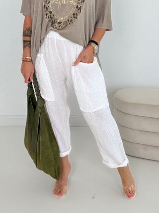 Leinen Sommerhose 2506169