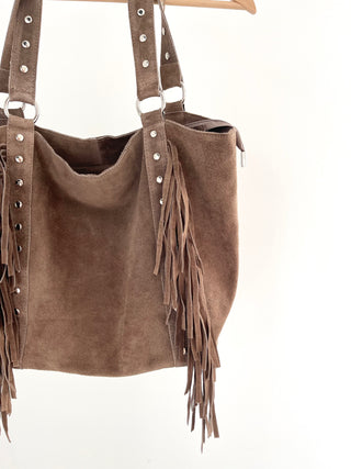 Wildleder Shopper Tasche 2507148-50