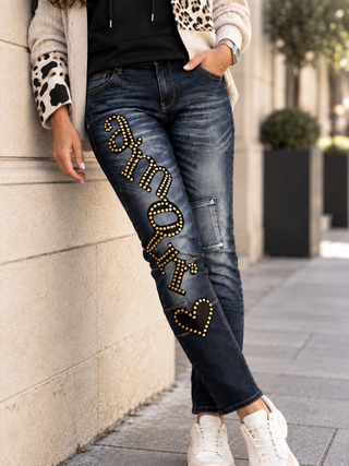 Jeans raztegljive hlače 2609187-90